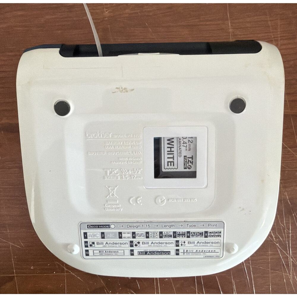 Brother P-Touch Model PT-1290 Electronic Home & Office Label Maker TESTED - Picture 5 of 7